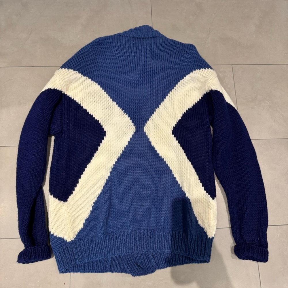 Knit handmade Men’s Sweater Sz L-XL - Picture 3 of 3